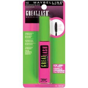 3 NWT Maybelline Brownish Black 102 Great Lash Mascara